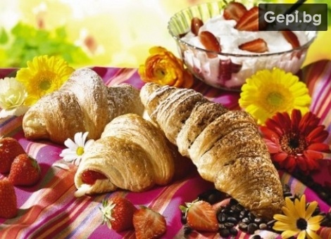 групово пазаруване- ваучер за 51%  отстъпка за 1/2 кг. неустоимо вкусни френски кроасани от пекарна Стела  